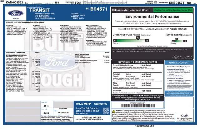 2025 Ford Transit Cargo Van T-250
