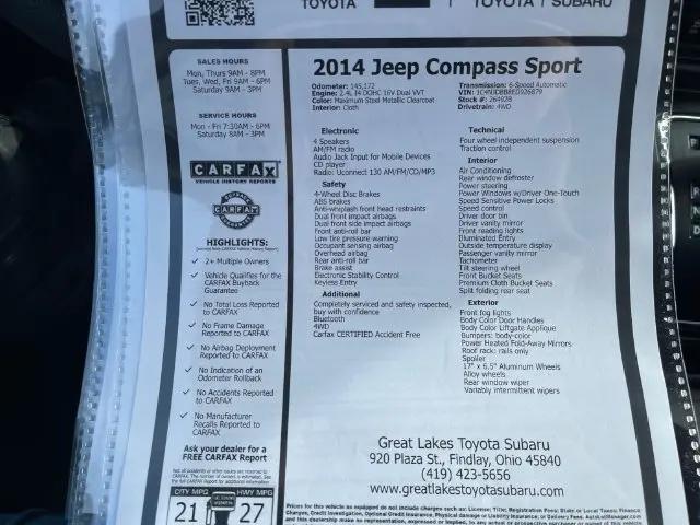 2014 Jeep Compass Sport