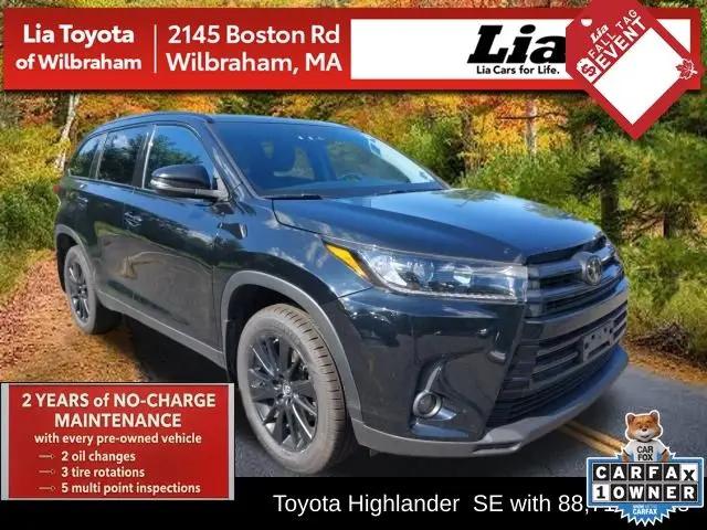 2019 Toyota Highlander SE for sale in Wilbraham, MA