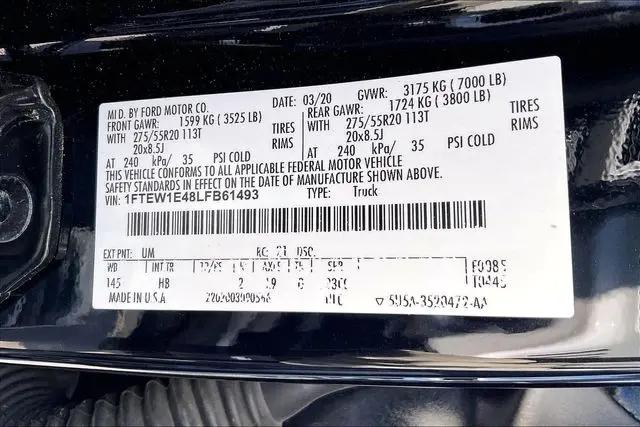 2020 Ford F-150 LARIAT