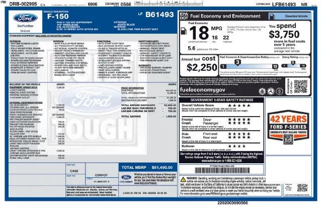 2020 Ford F-150 LARIAT