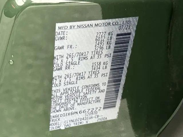2023 Nissan Frontier Crew Cab PRO-4X 4x4