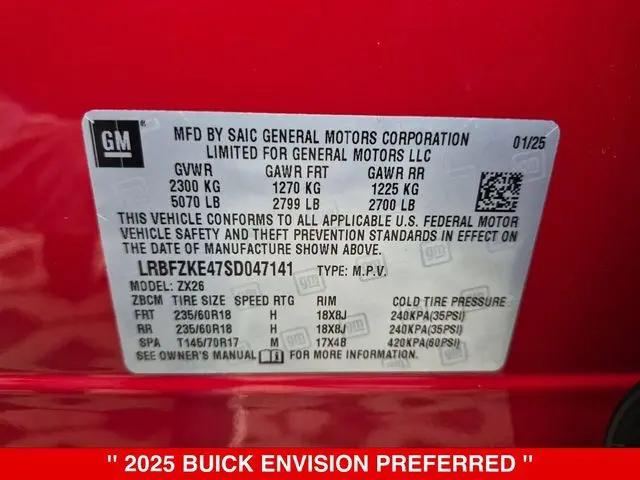 2025 Buick Envision Preferred AWD