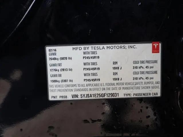 2016 Tesla Model S 85D