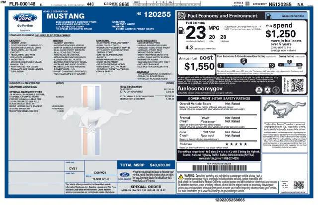 2022 Ford Mustang EcoBoost Premium Convertible