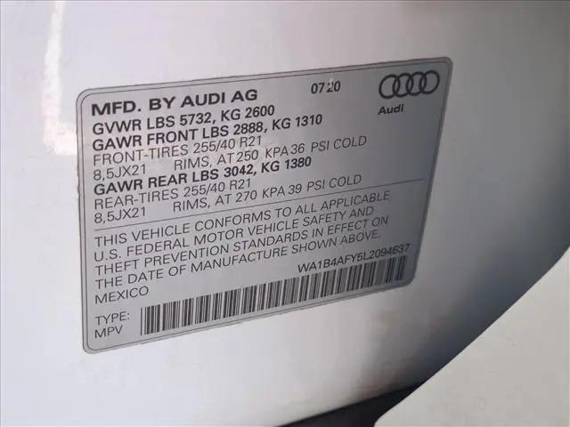 2020 Audi SQ5 Premium Plus TFSI quattro Tiptronic