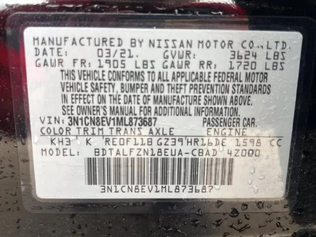 2021 Nissan Versa SV Xtronic CVT