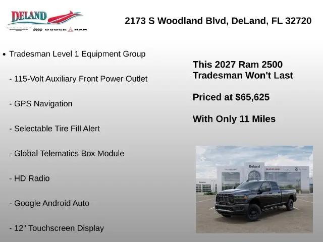 2027 Ram 2500 Tradesman
