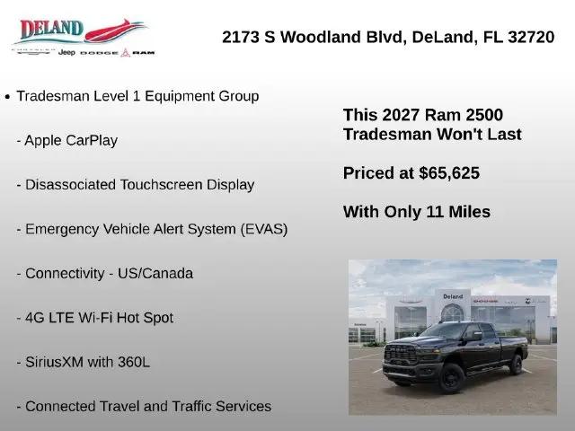 2027 Ram 2500 Tradesman