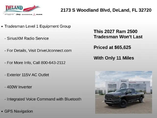 2027 Ram 2500 Tradesman