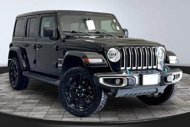 2022 Jeep Wrangler 4xe Unlimited Sahara 4x4 for sale in Roanoke, IN