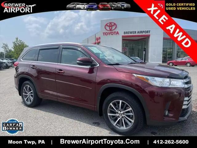 2018 Toyota Highlander XLE for sale in Moon Twp, PA