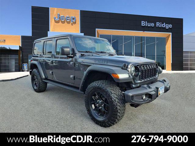 2025 Jeep Wrangler 4-Door Willys 4x4 2025 Jeep Wrangler 4-Door Willys 4x4