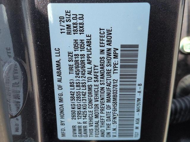 2021 Honda Pilot AWD EX-L