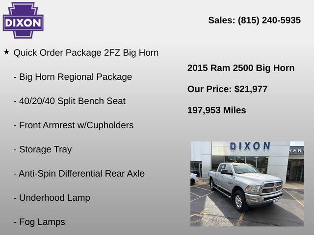 2015 Ram 2500 Big Horn