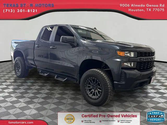2021 Chevrolet Silverado 1500 2WD Double Cab Standard Bed Custom for sale in Houston, TX