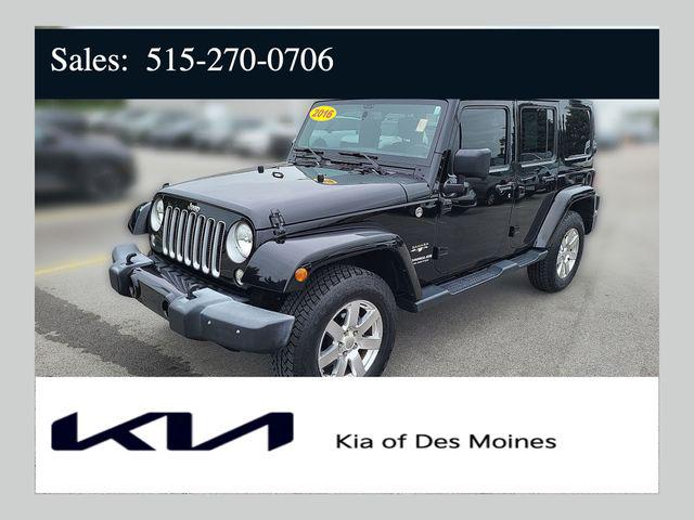 2016 Jeep Wrangler Unlimited Sahara for sale in Des Moines, IA