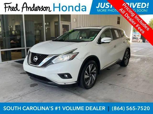2018 Nissan Murano Platinum for sale in Greenville, SC
