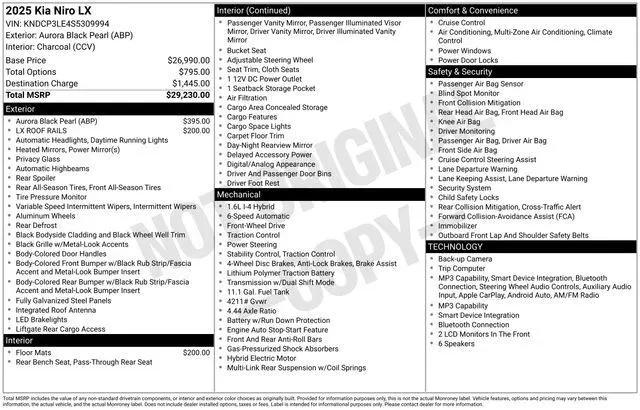 2025 Kia Niro for sale near Dayton, OH