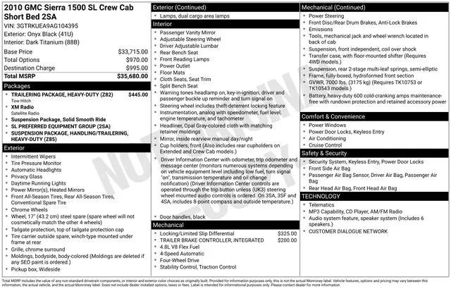 2010 GMC Sierra 1500 for sale near Norwalk, OH