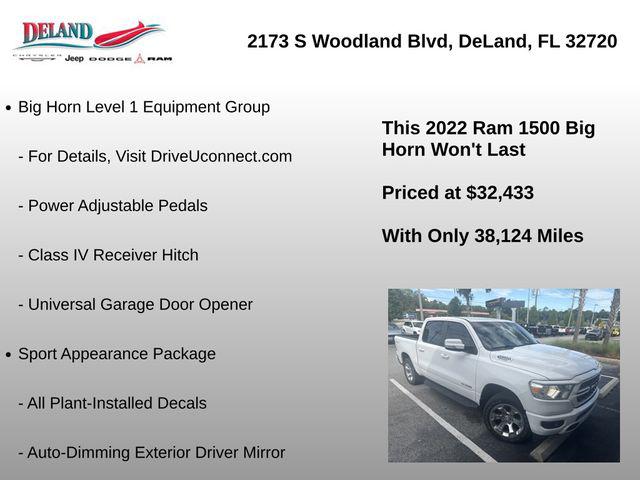 2022 Ram 1500 Big Horn Crew Cab 4x4 57 Box