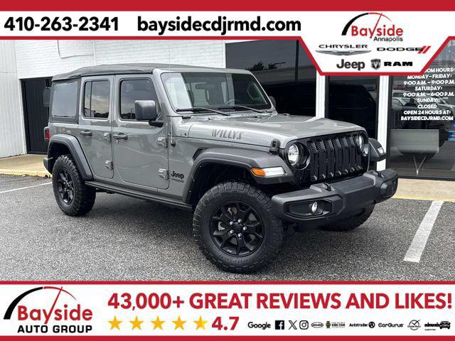 2022 Jeep Wrangler Unlimited Willys Sport 4x4 2022 Jeep Wrangler Unlimited Willys Sport 4x4