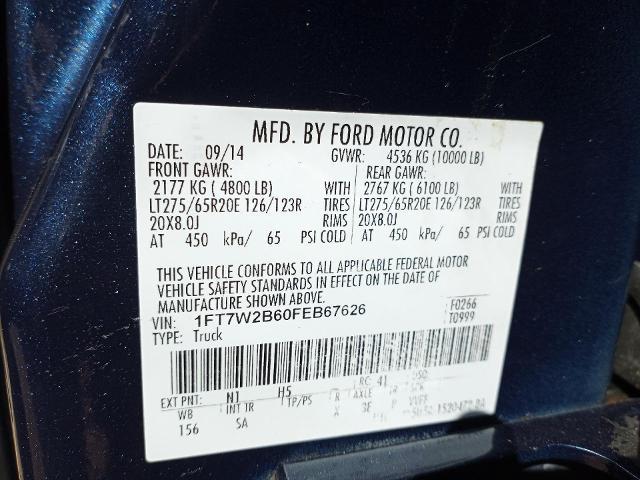 2015 Ford F-250 Unknown