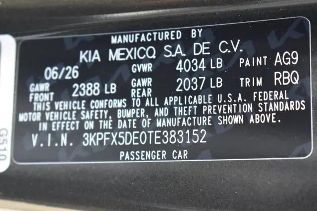 2026 Kia K4 EX