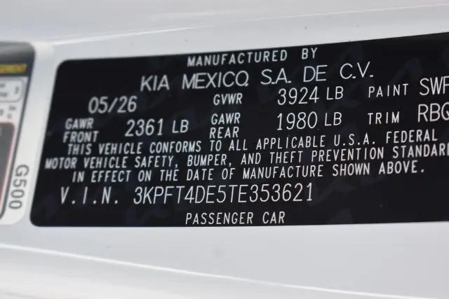2026 Kia K4 LXS