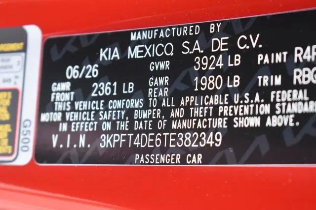 2026 Kia K4 LXS
