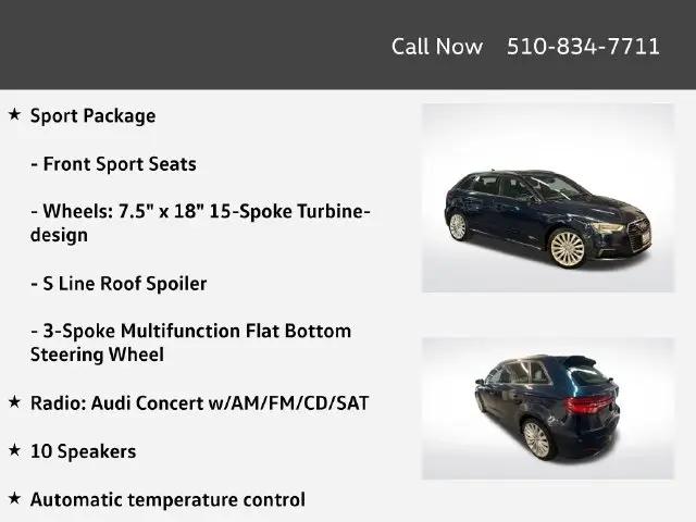 2017 Audi A3 e-tron 1.4T Premium