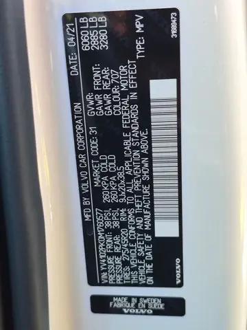2021 Volvo XC90 T5 Momentum 7 Passenger