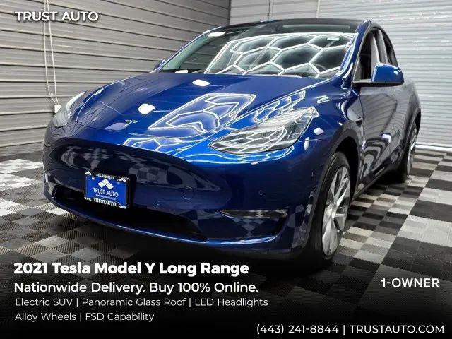 2021 Tesla Model Y Long Range Dual Motor All-Wheel Drive for sale in Sykesville, MD
