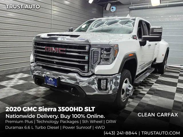 2020 GMC Sierra 3500HD 4WD Crew Cab Long Bed SLT for sale in Sykesville, MD