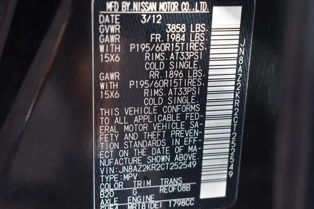 2012 Nissan cube 1.8 S