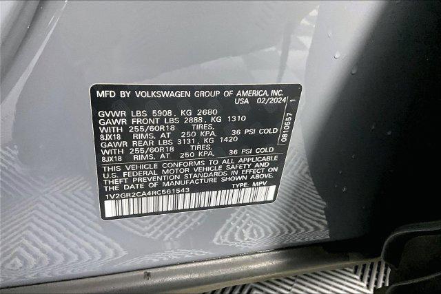 Used 2024 Volkswagen Atlas 2.0T Peak Edition SEL For Sale in Millington, TN