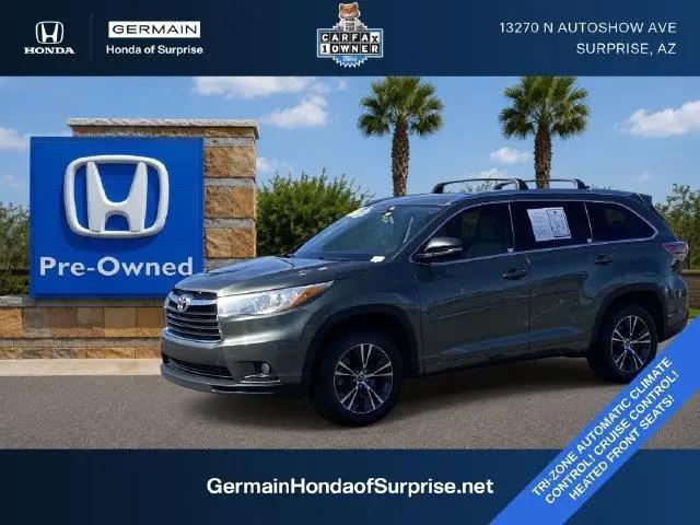 2016 Toyota Highlander XLE V6 for sale in Surprise, AZ