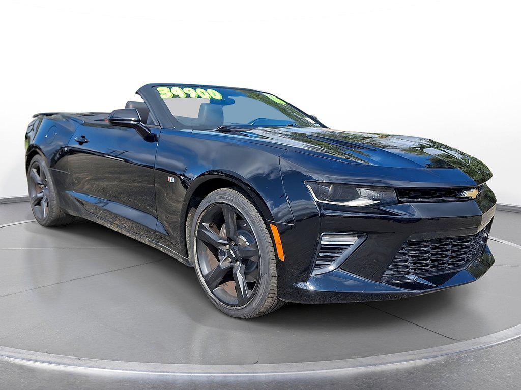 Black 2016 Chevrolet Camaro Convertible Rear-Wheel Drive Automatic