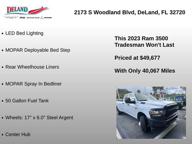 2023 Ram 3500 Tradesman Crew Cab 4x4 8 Box