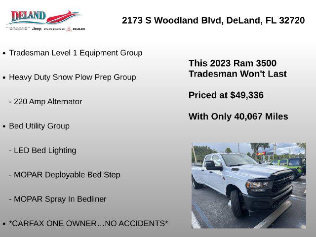 2023 Ram 3500 Tradesman Crew Cab 4x4 8 Box