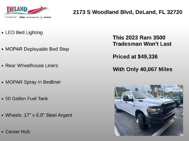 2023 Ram 3500 Tradesman Crew Cab 4x4 8 Box