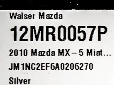 2010 Mazda MX-5 Sport