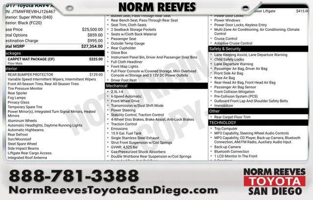 2017 Toyota RAV4 XLE for sale in San Diego, CA