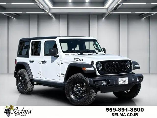 2025 Jeep Wrangler 4-Door Willys 4x4 for sale in Selma, CA