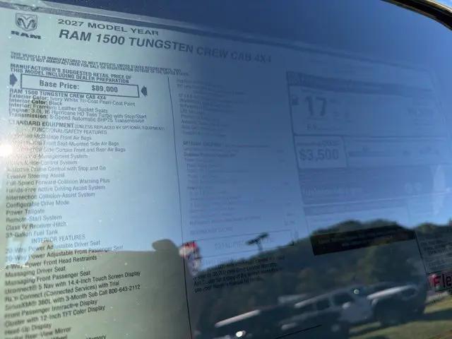 2027 Ram 1500 Tungsten