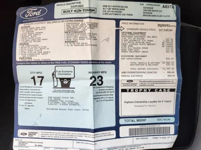 2006 Ford Ranger XLT
