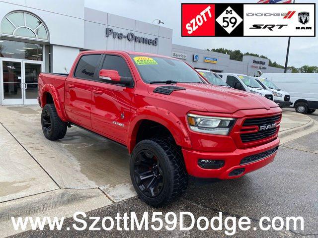 2021 Ram 1500 Big Horn Crew Cab 4x4 57 Box for sale in Highland, MI