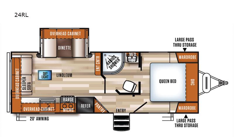 2020 Forest River Vibe 24RL TRAVEL TRAILER