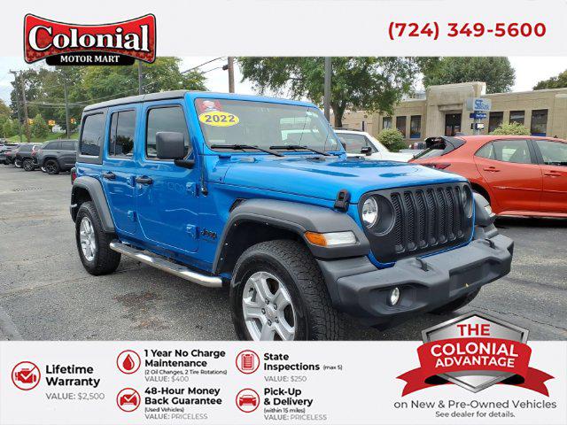 2022 Jeep Wrangler Unlimited Sport S 4x4 for sale in Indiana, PA