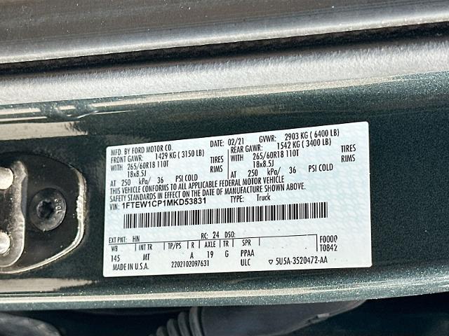 2021 Ford F-150 XLT